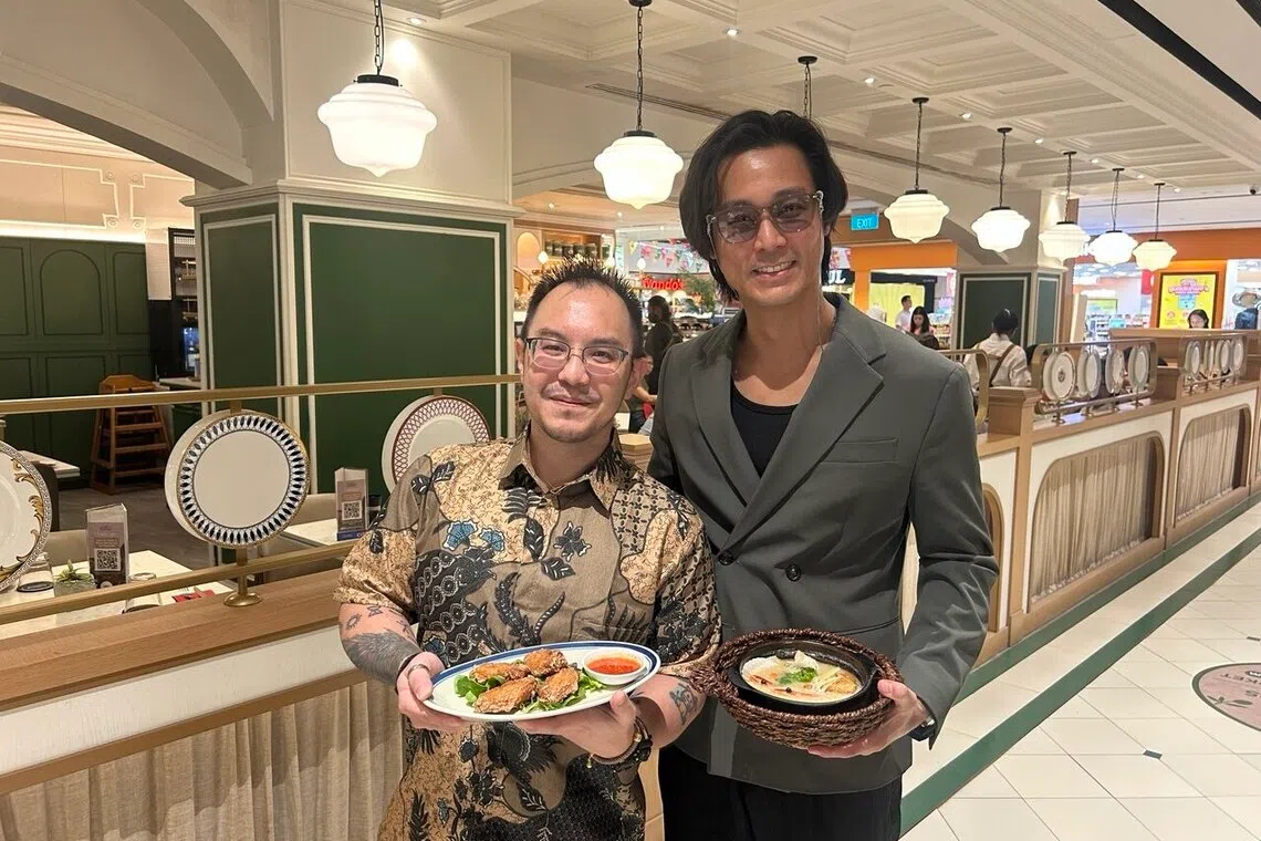 Cedric Tang (left), third-generation owner of Ka-Soh, and Andie Chen, chief marketing officer of Creative Eateries F&B Group.