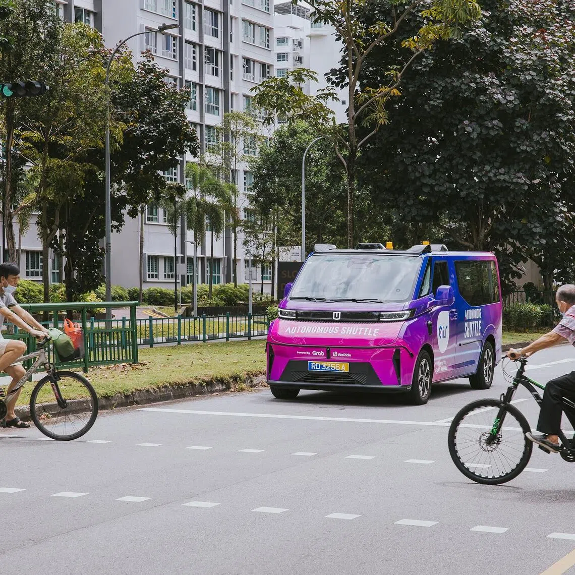 ntgrab - WeRide and Grab Achieve First Autonomous Vehicle Testing in Singapore’s Punggol District.
Credit: GRAB