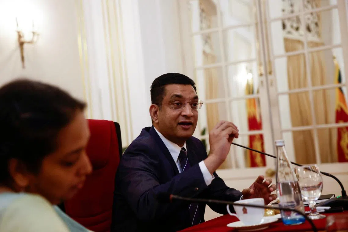 Sri Lanka’s Foreign Minister Ali Sabry speaks during a meeting with Sri Lanka's Foreign Correspondent Association to discuss the current economy situation in the country, in Colombo, Sri Lanka July 10, 2023. REUTERS/Dinuka Liyanawatte/File Photo