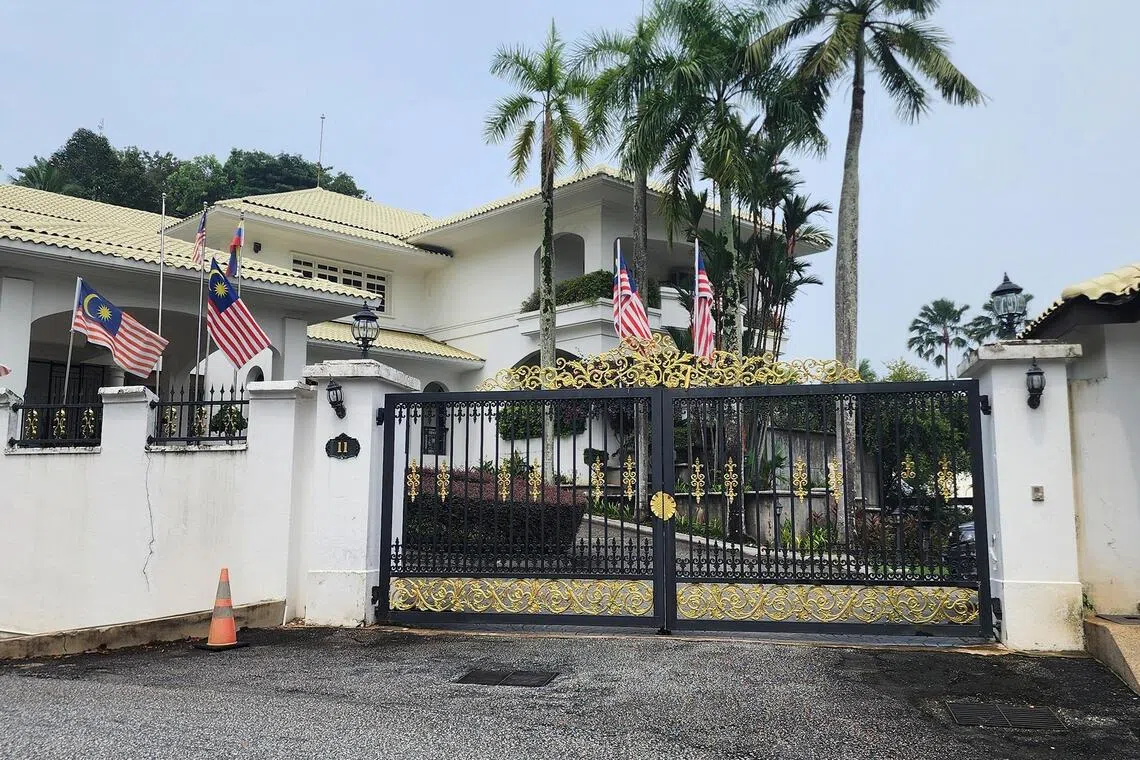 whnajibfree - The residence of former prime minister Najib Razak in Kuala Lumpur, on Sept 18, 2026, after he was granted a conditional pardon allowing him to serve the remainder of his sentence under house arrest.

Credit: Hazlin Hassan