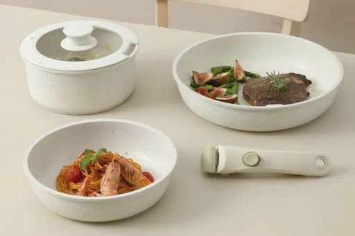 Carote Ceramic Detachable Cookware 7-Piece Set
