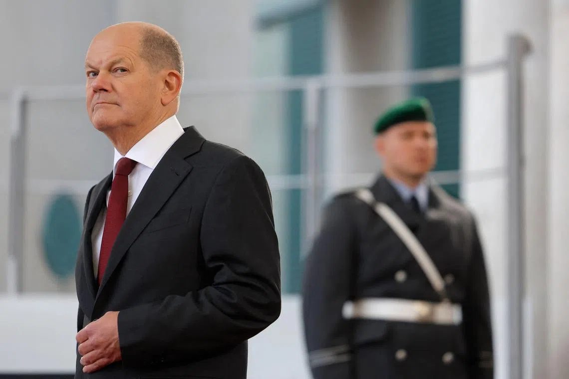 IN a blow to German Chancellor Olaf Scholz, a court blocked the transfer of unused Covid-19 pandemic funds towards green investments and industry support.