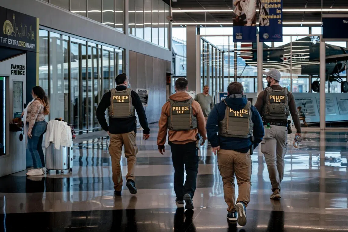The Department of Homeland Security described the gloves as a “de-escalation device”.
