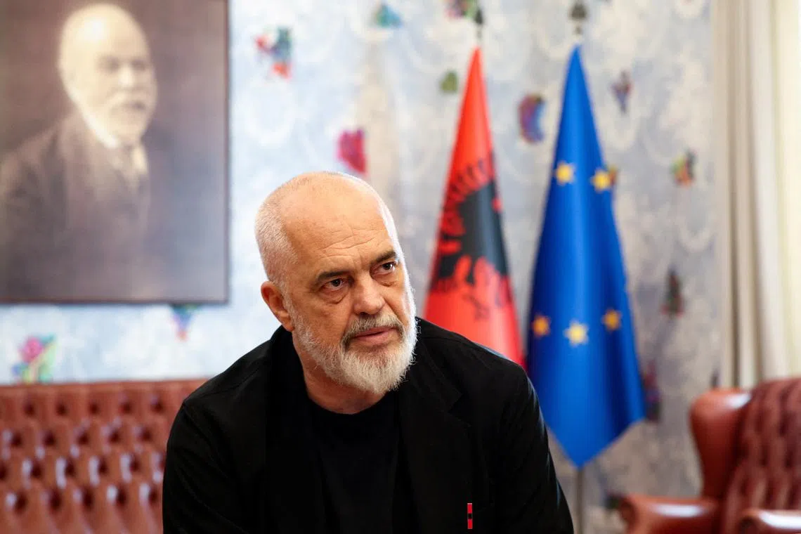 Albania's Rama vows to push on with Kushner-linked