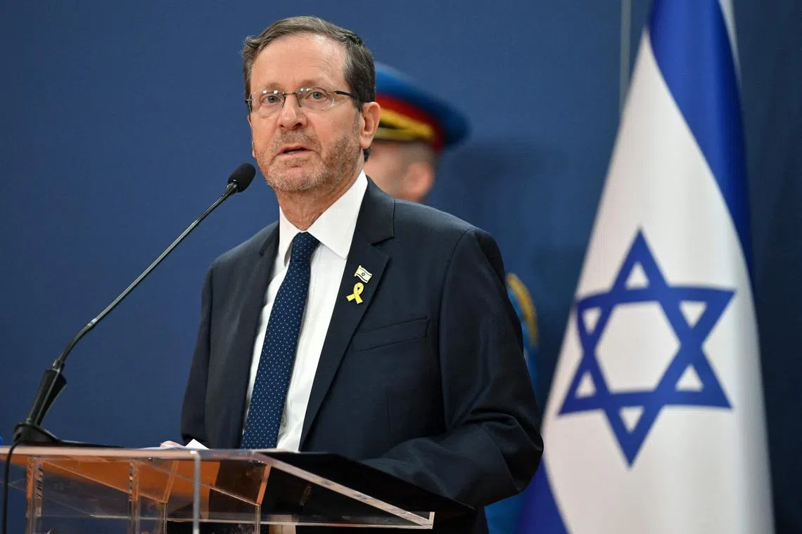 Israeli President Isaac Herzog says the Jewish state faces an ongoing threat from Iran and its proxies one year after the Oct7 attack on Israel by Hamas. 