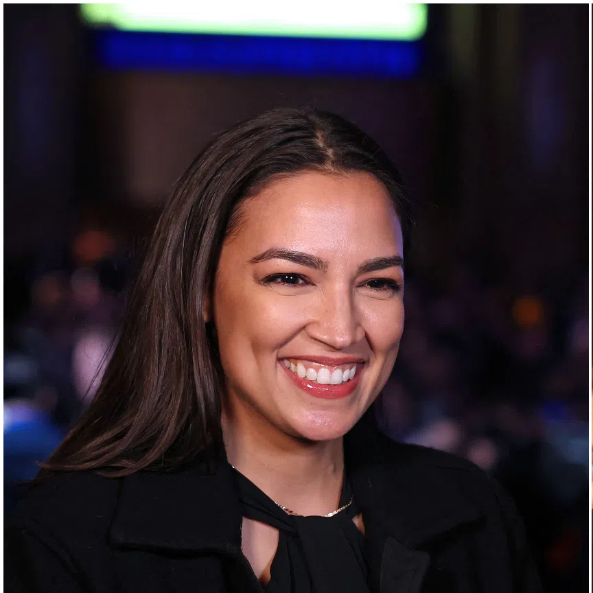 New York Mayor Zohran Mamdani (right) and congresswoman Alexandria Ocasio-Cortez, both millennials, have emerged as the movement’s most recognisable figureheads.