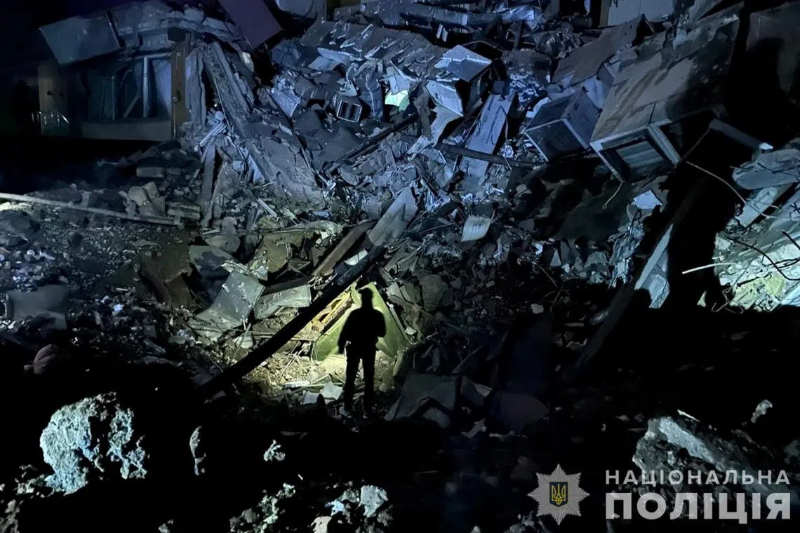 Kryvyi Rih, Ukraine, October 20, 2024. National Police/Handout via REUTERS