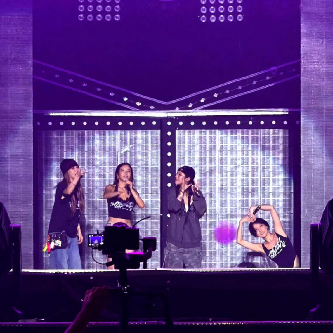 South Korean girl group Mamamoo performed at the Singapore Indoor Stadium on July 31.