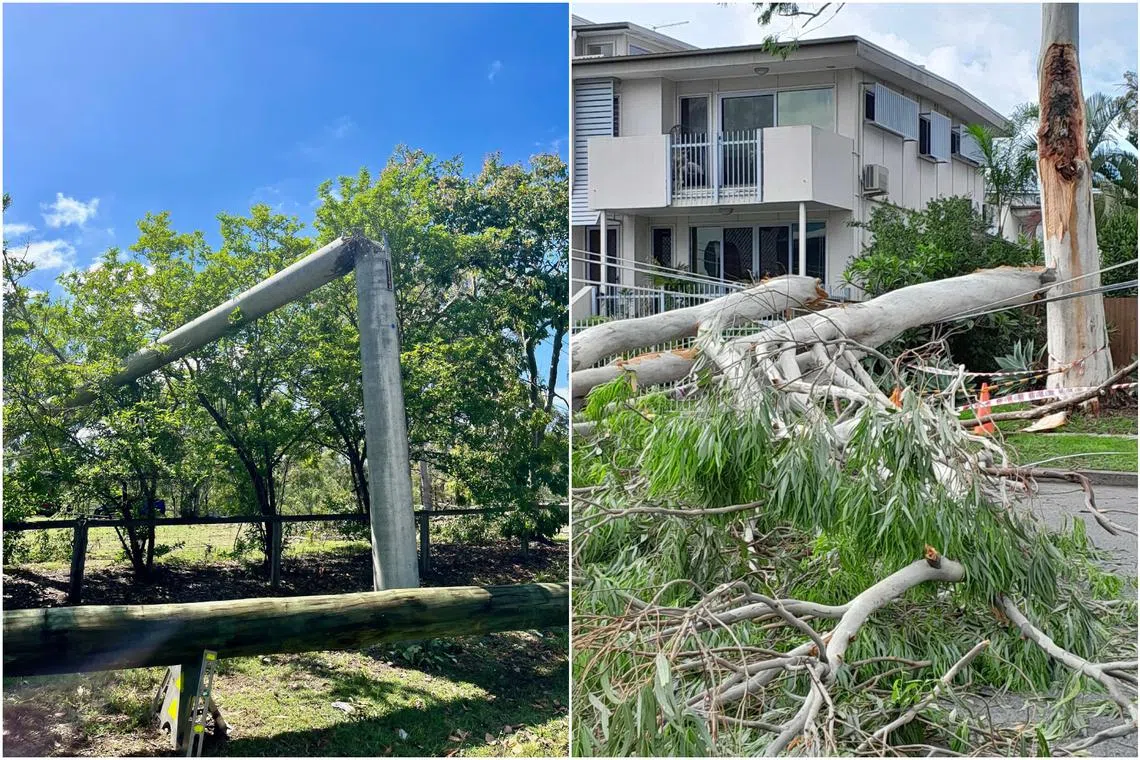 Rivers flooded, and high winds blew off roofs and brought down trees in some of the worst-affected areas.