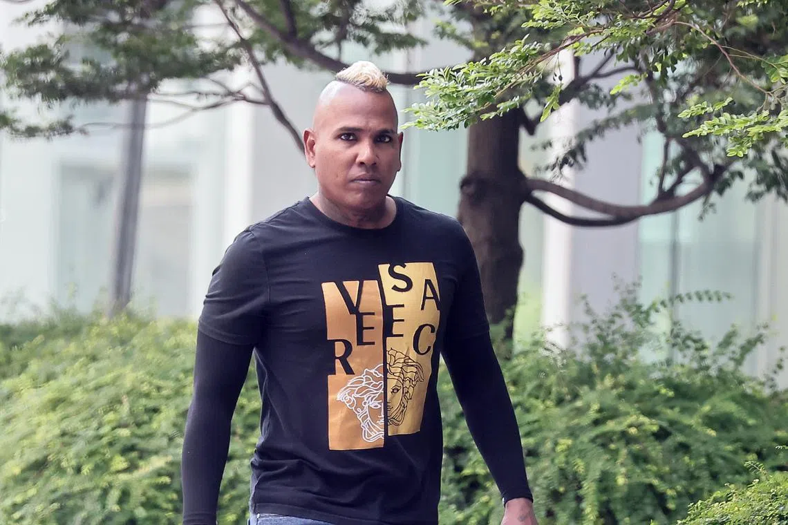 Md Dino Marciano Abdul Wahab was handed one charge of committing public nuisance and one charge of harassment. 