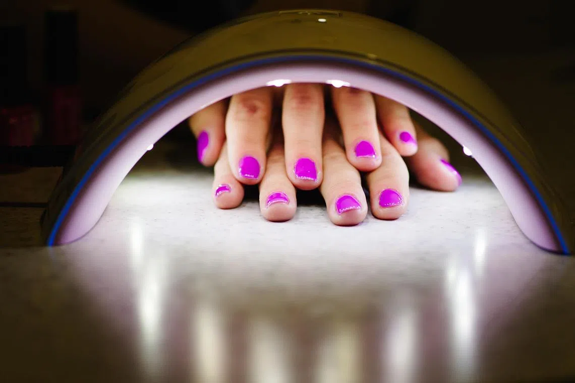 UV lamps are essential for gel manicures because the light makes the nail polish harden and become more durable. 