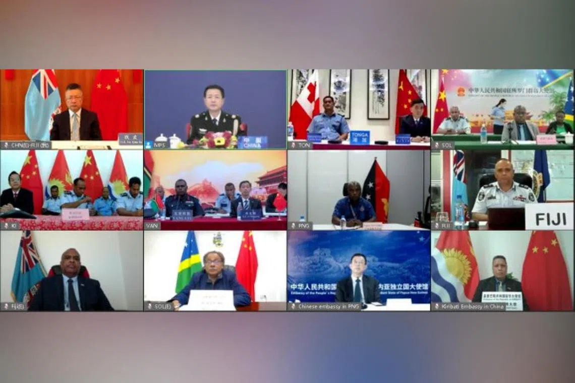 The heads of the police departments of Fiji, Vanuatu, Kiribati, Tonga and Papua New Guinea had attended.