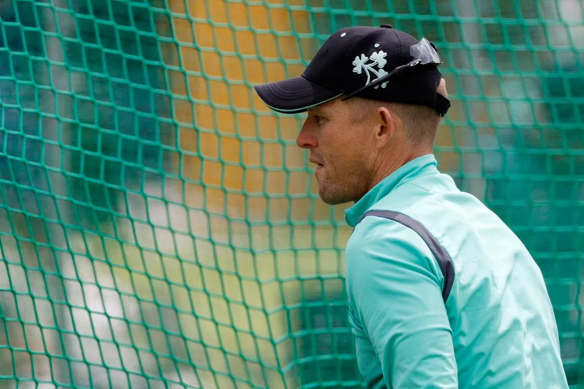 Ireland head coach Heinrich Malan during practice at Lord's Cricket Ground, London, Britain - May 31, 2023. Action Images via Reuters/Andrew Couldridge