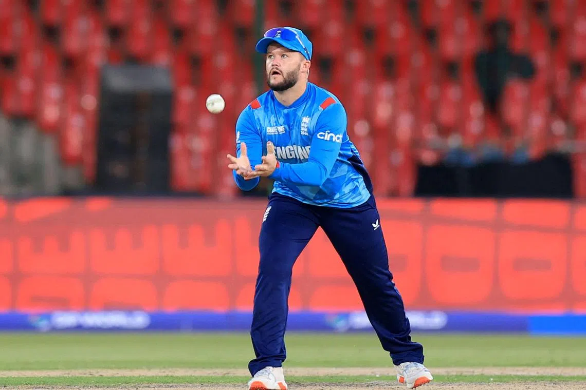 FILE PHOTO: Cricket - ICC Men's Champions Trophy - Group B - England v South Africa - National Stadium, Karachi, Pakistan - March 1, 2025 England's Ben Duckett in action REUTERS/Akhtar Soomro/File Photo