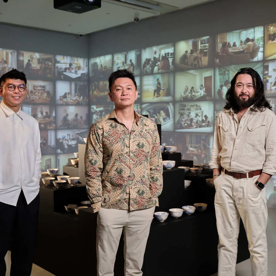 (From left) Filmmaker Royston Tan and ceramist Kim Whye Kee are part of Homecoming 3: Coming Home., curated by John Z.W. Tung.