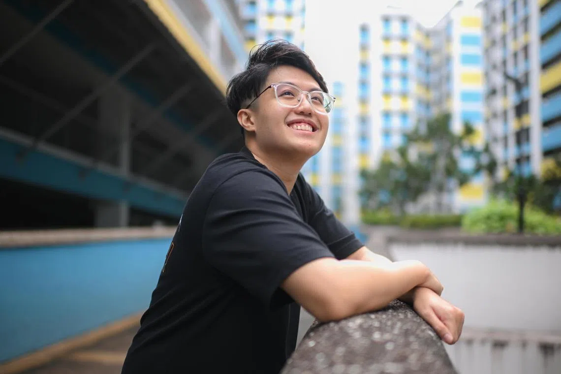 Mr Chee Ming Heng, 24, pictured in Choa Chu Kang on Nov 27, 2024.
