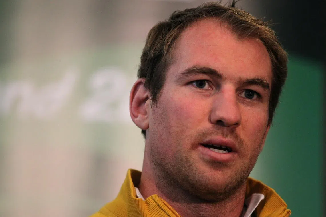 FILE PHOTO: Rugby Union - Australia Press Conference  - Rydges Hotel, Wellington, New Zealand  - 4/10/11   Australia's Rocky Elsom   Mandatory Credit: Action Images / Jason O'Brien/File Photo