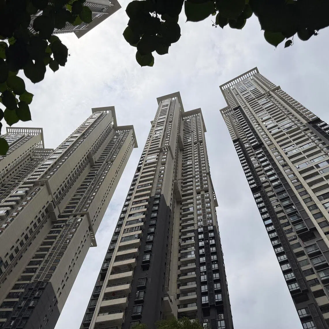 Skyfame Byland is a sprawling, 22-block condominium complex in Nanning, China. The tallest block has 64 storeys.