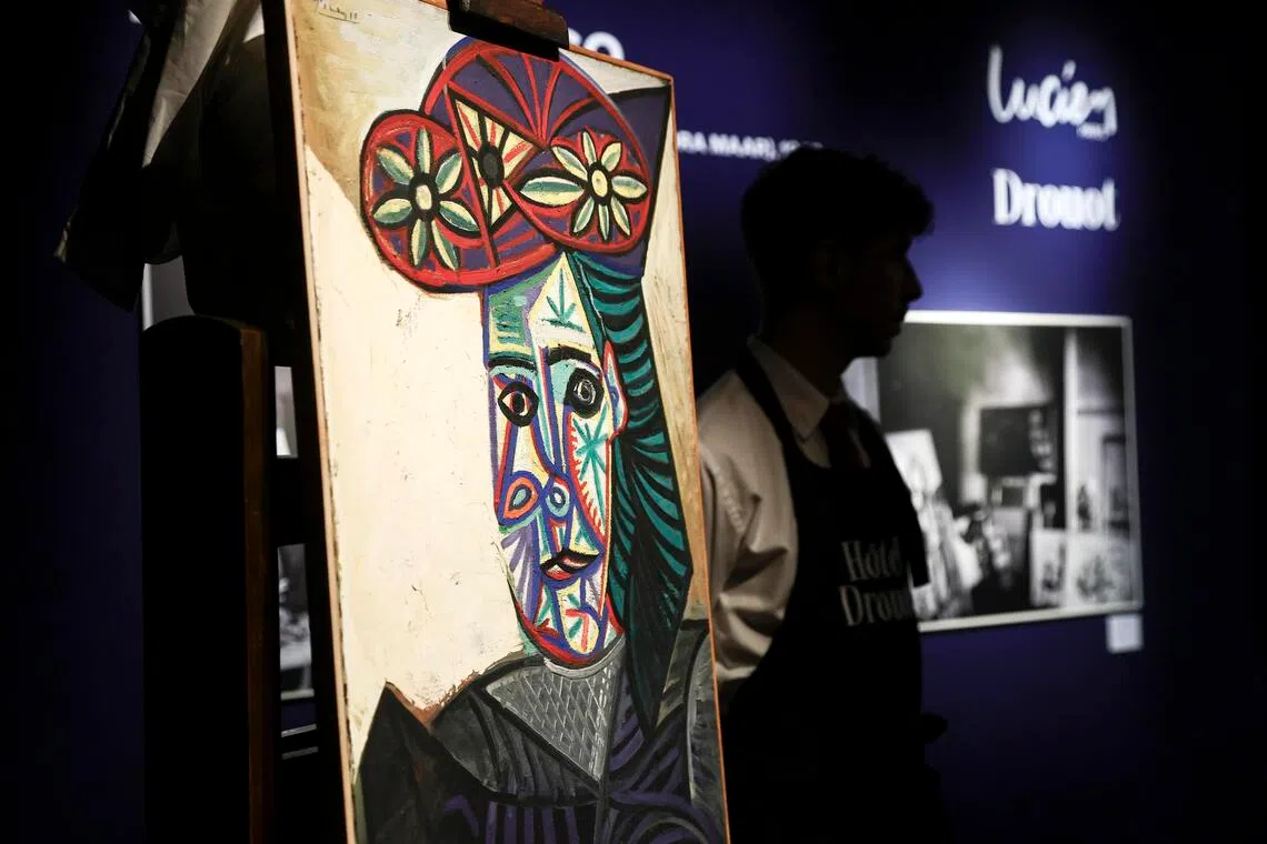 It was painted by Picasso on July 11, 1943, and acquired in August 1944 by a French collector.