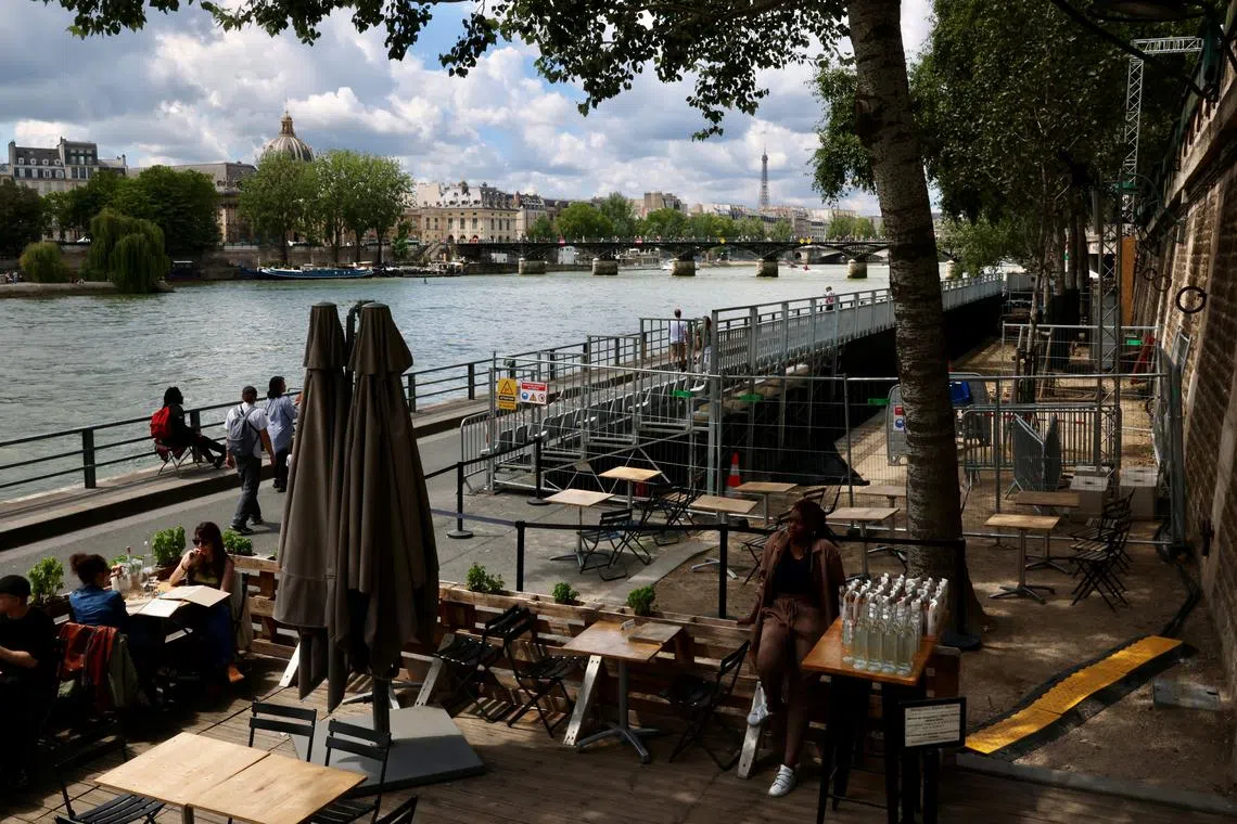 The French capital will see highs of 37 deg C on Aug 12, the hottest so far in 2024.