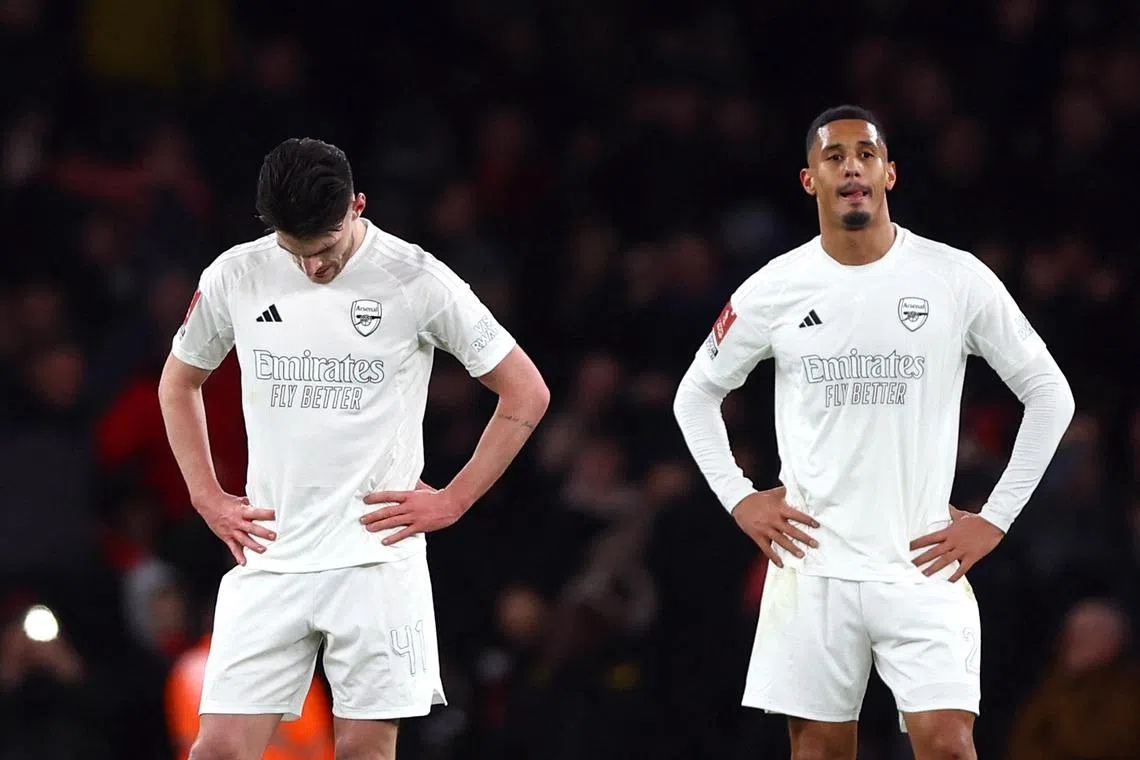 Arsenal were knocked out of the FA Cup third round by Liverpool, before jetting off to Dubai for a warm-weather training camp.