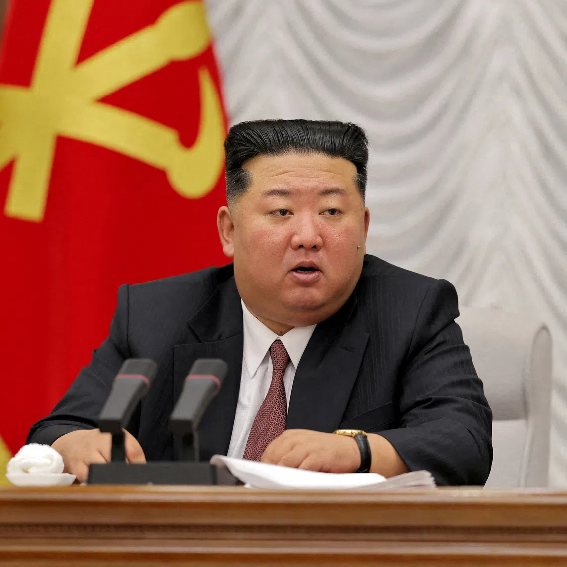 KCNA said North Korean leader Kim Jong Un also received congratulatory messages from leaders of several other countries.