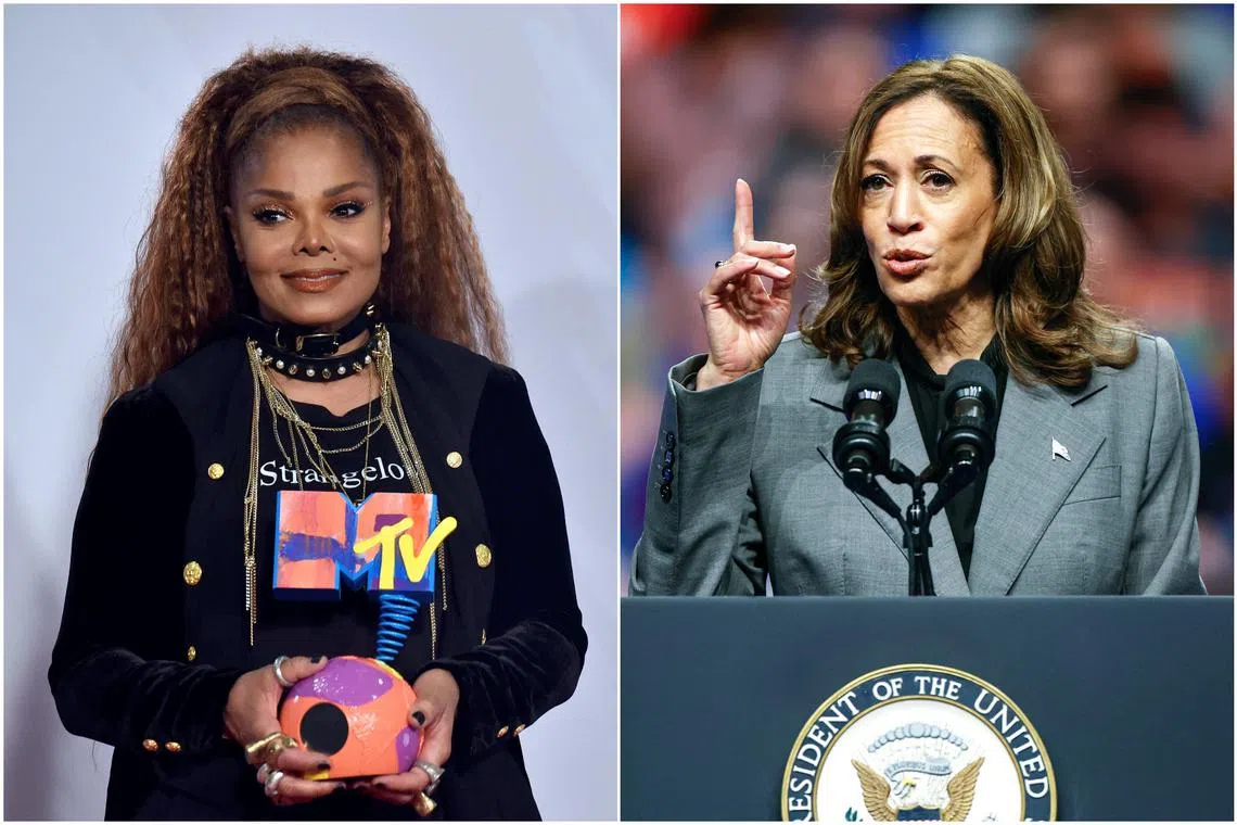 Jackson’s (left) comments echoed former president Donald Trump’s recent attacks on Ms Harris’ (right) racial identity. 