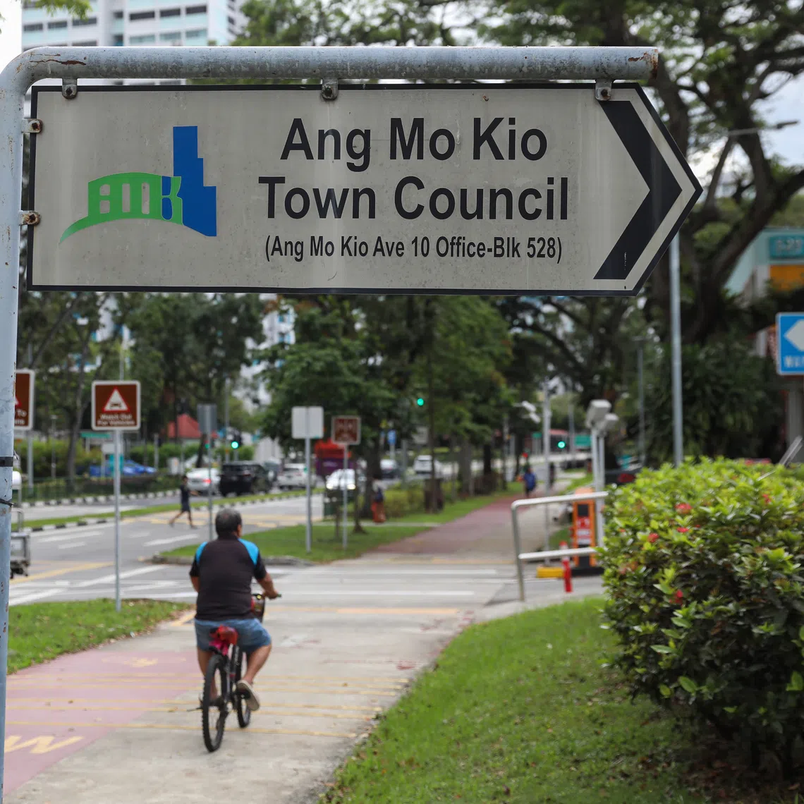 All town councils, except Ang Mo Kio town council, received a green rating for their corporate governance in the latest town council management report. 