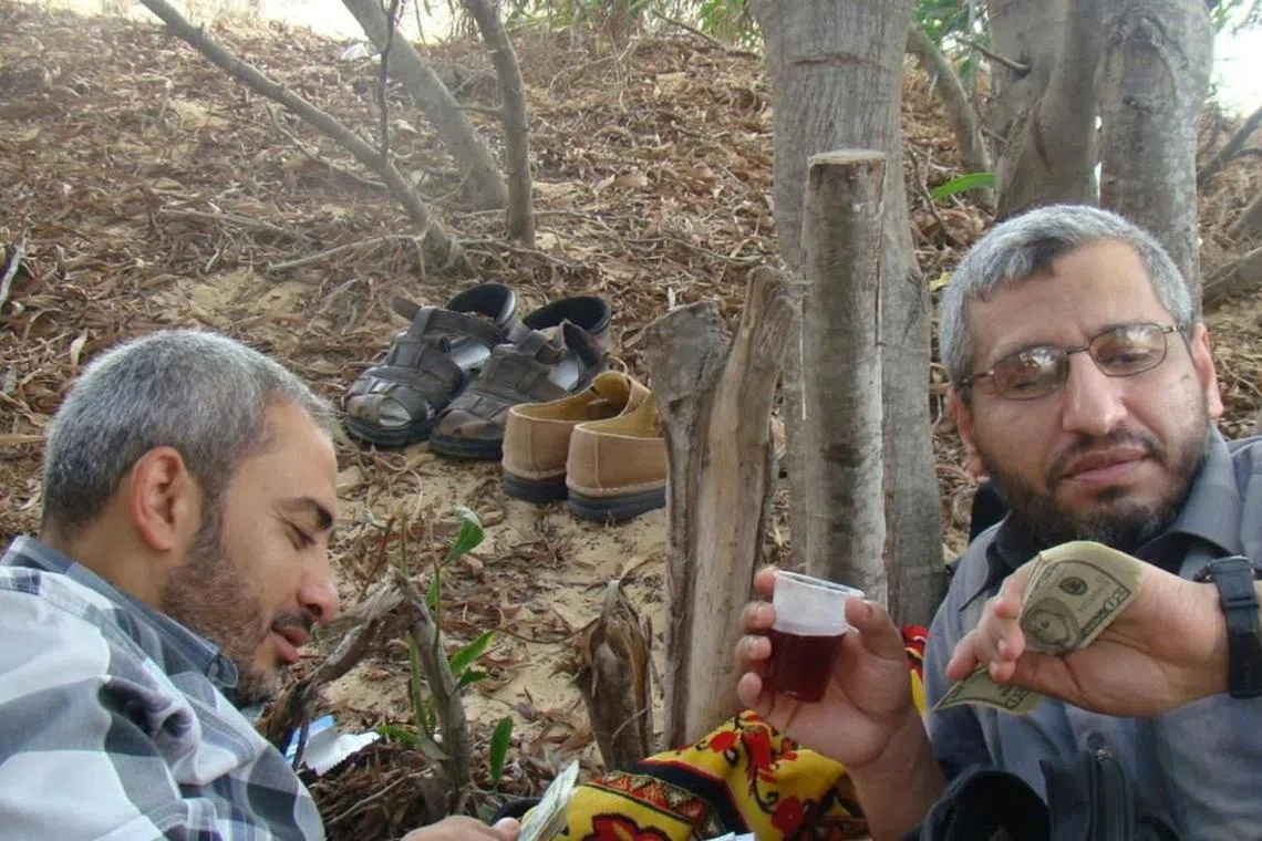 Mohammed Deif (right) was an elusive figure who had a long and secretive career in the Palestinian group and had been sought by Israel for decades.