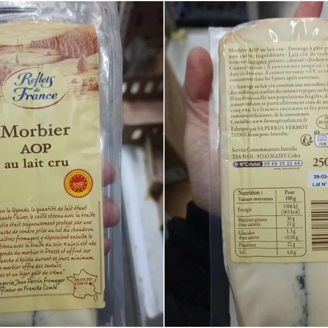 Anyone who has bought the product, which expires on March 29, should not eat it.