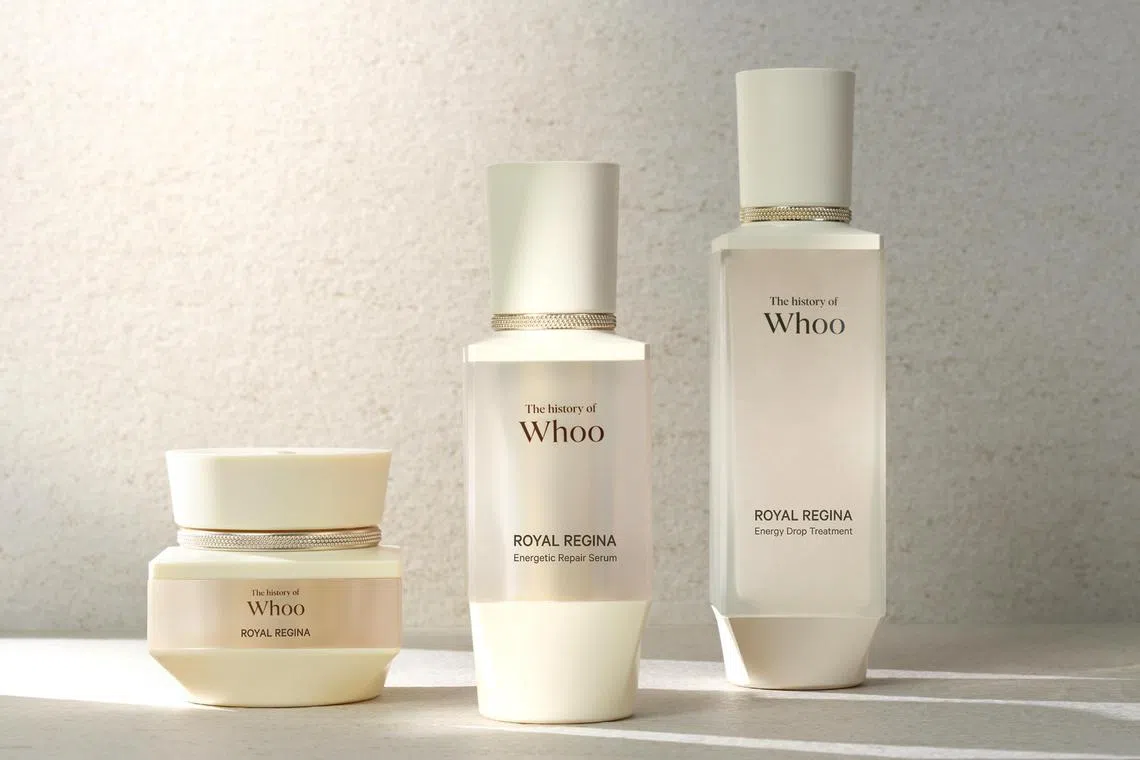 The History of Whoo's Royal Regina line is formulated for those in their 20s.