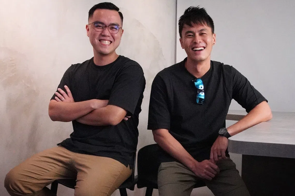 Founded by friends Karl Mak (left) and Adrian Ang, Hepmil Media has a network of more than 3,000 creators and employs more than 300 people.