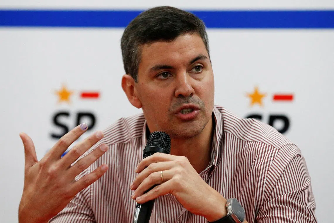 Paraguayan President-elect Santiago Pena will be arriving in Taipei on July 11 for a five-day trip.