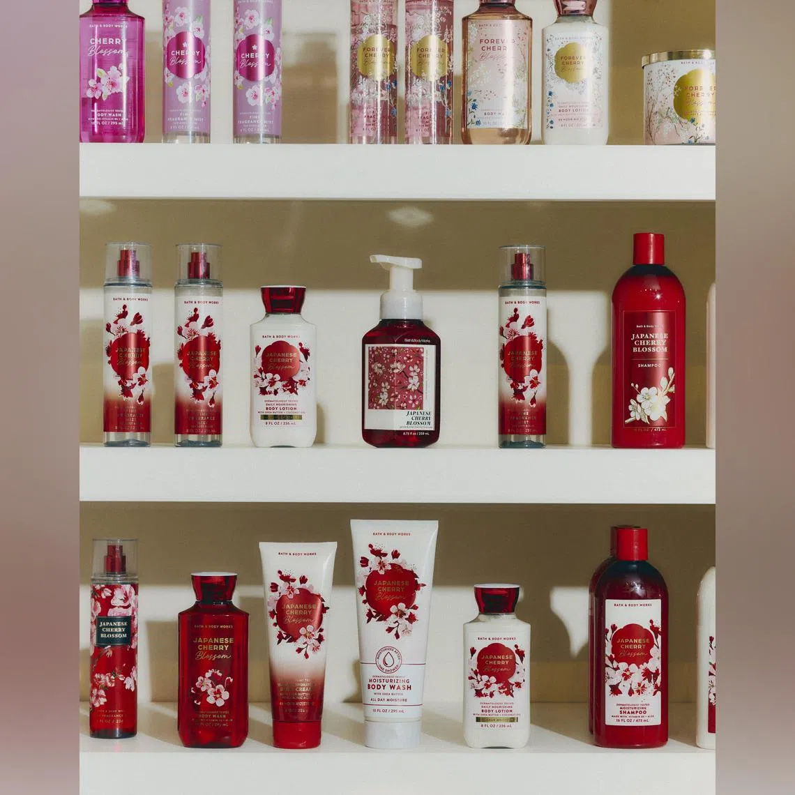 The Japanese Cherry Blossom scent has generated more than US$1.5 billion (S$1.94 billion) for Bath & Body Works over the last 20 years.