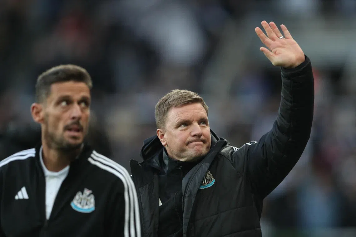 Newcastle manager Eddie Howe has now overseen three straight Premier League wins having scored 11 goals while they have also kept three clean sheets.