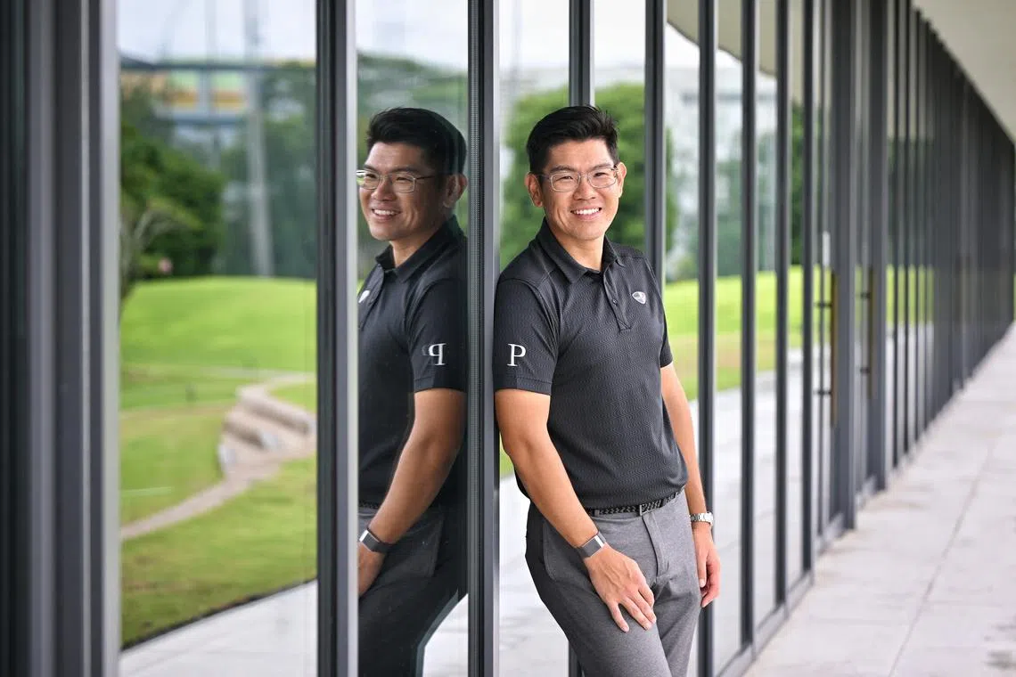 Former professional golfer Choo Tze Huang hopes to use his experience to help aspiring athletes.