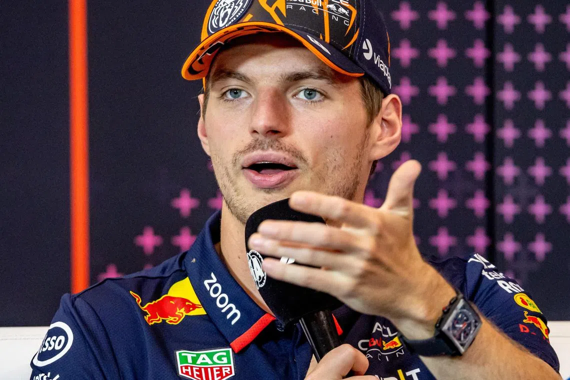 Red Bull driver Max Verstappen says he is focused on work for the 2025 car and driving for the team.
