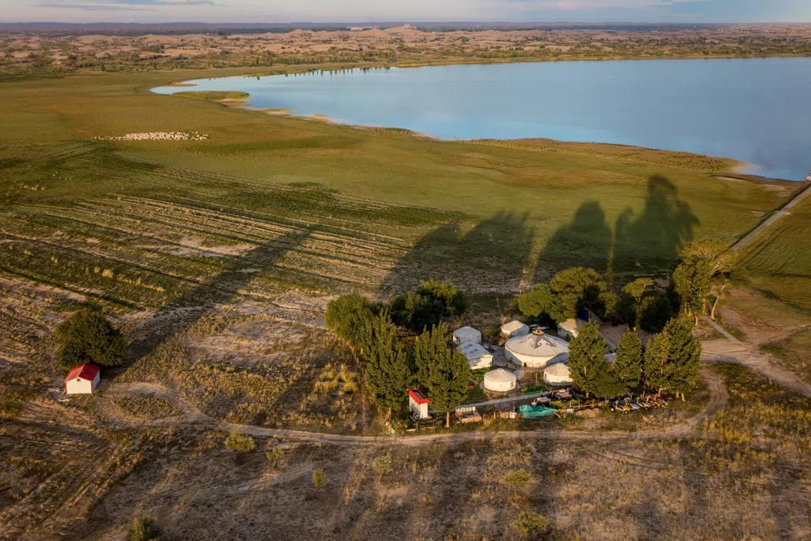 The project is located in the Kubuqi Desert.