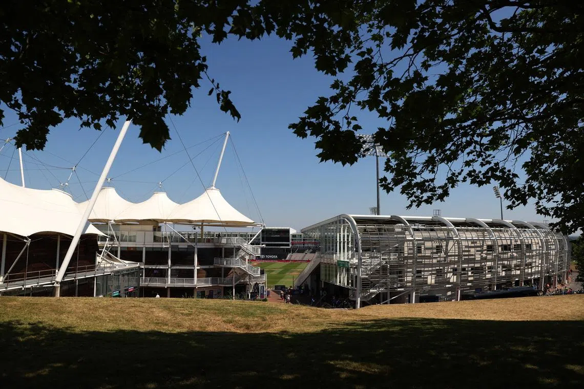 Cricket - Fifth T20 International - England v India - Utilita Bowl, Southampton, Britain - July 11, 2026 General view outside the stadium before the match Action Images via Reuters/Cat Goryn