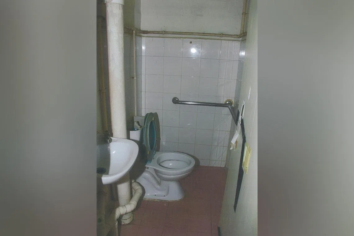 The two children were confined in the toilet and only allowed to come out for meals or when the man and his wife wanted to use the toilet.