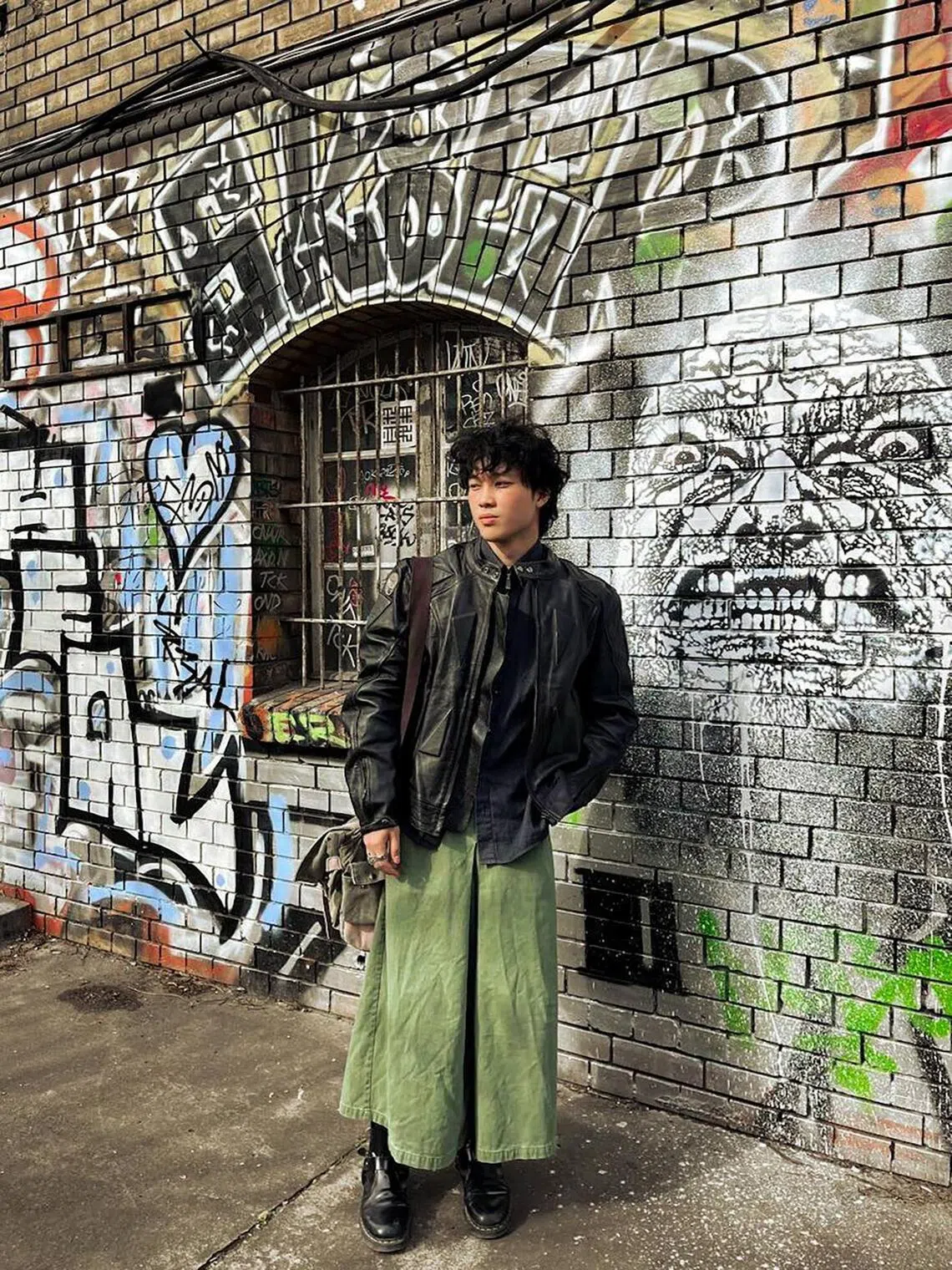 Russell Su at a Berlin market.