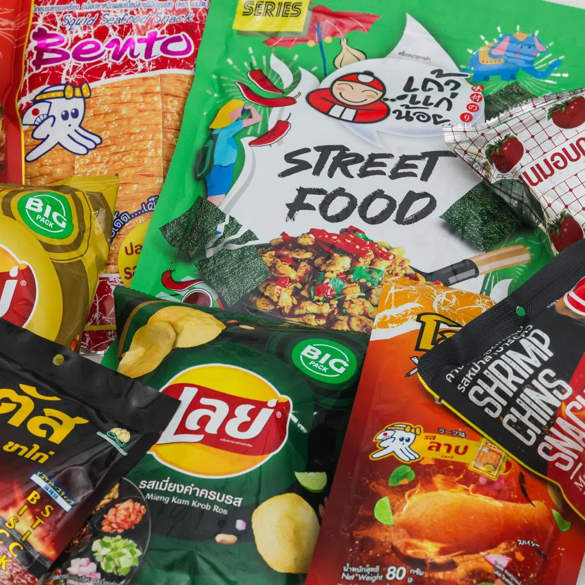 Thailand's hypermarkets often offer a wide variety of snacks that leave travellers spoilt for choice.