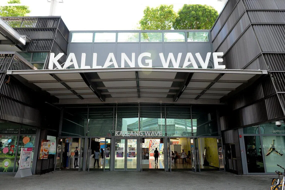 The Kallang Wave Mall will undergo a major revamp from May 2026 to 2028.