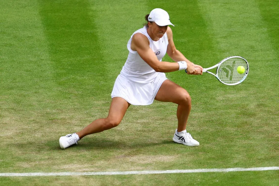Poland's Iga Swiatek is seeking her fifth Grand Slam title and she hopes to do it at Wimbledon, where she has yet to make it past the last 16.