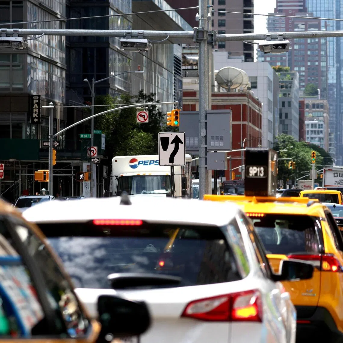 The first-in-the-nation programme launched in January charges most passenger vehicles US$9 (S$11.75) during peak periods to enter Manhattan south of 60th Street.