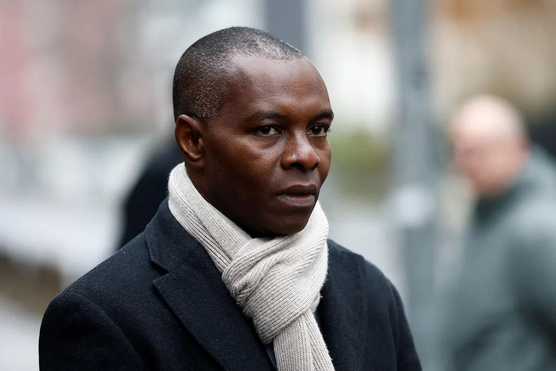 French Junior Minister for Francophonie and International Partnerships Thani Mohamed Soilihi arrives to attend a visit at the Visa Department of the Immigration office (Sous-direction des visas) in Nantes, France, January 10, 2025. REUTERS/Stephane Mahe/File Photo