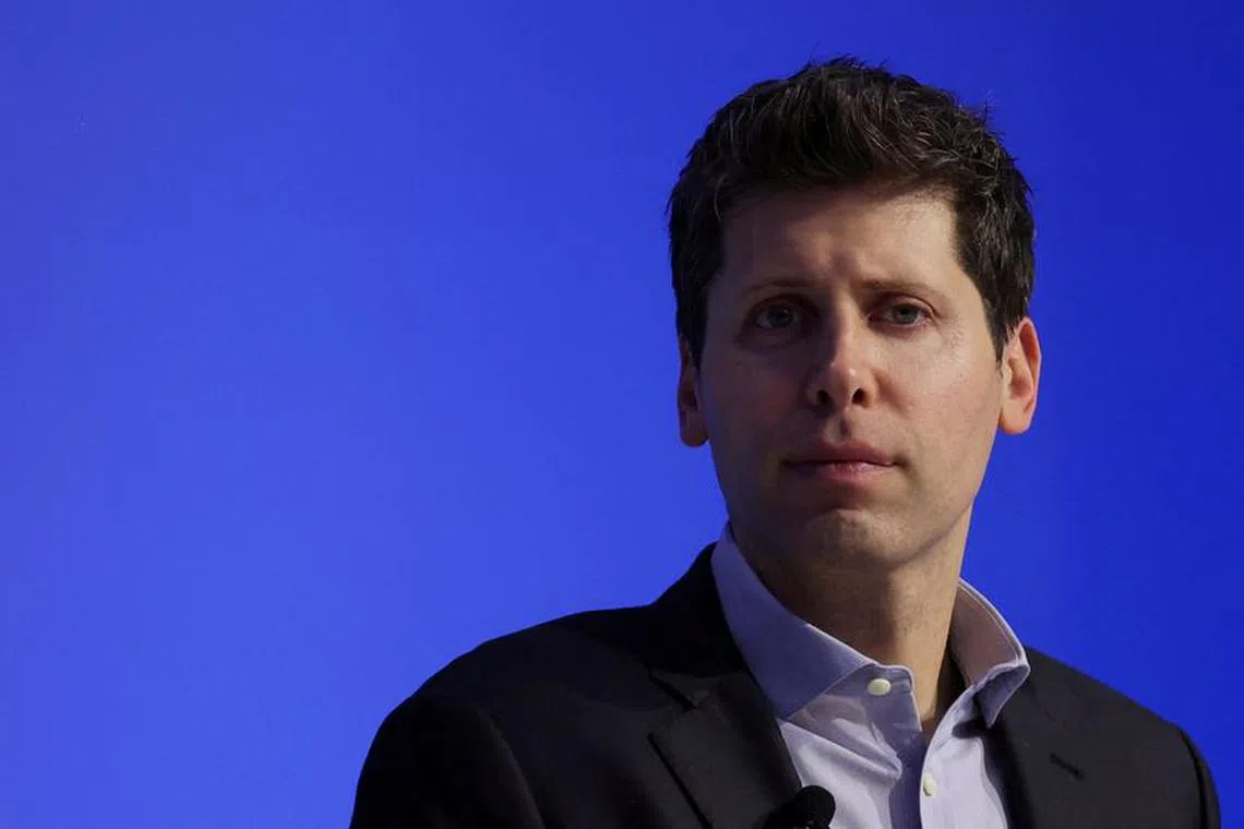 FILE PHOTO: Sam Altman, CEO of OpenAI, attend the Asia-Pacific Economic Cooperation (APEC) CEO Summit in San Francisco, California, U.S. November 16, 2023. REUTERS/Carlos Barria/File Photo