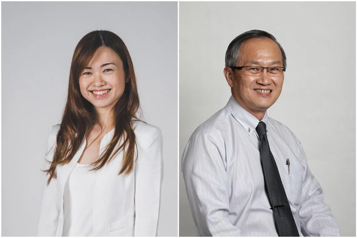 MacPherson MP Tin Pei Ling (left) and Mountbatten MP Lim Biow Chuan will be helping in Marine Parade GRC.