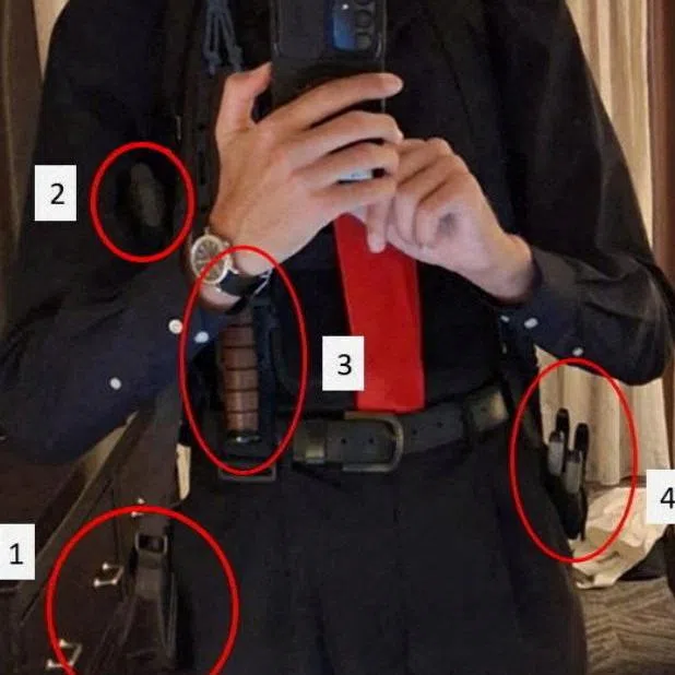 An image released by the US Department of Justice on April 29 showing Cole Tomas Allen, the suspect in the Washington shooting incident appearing in a selfie picture.