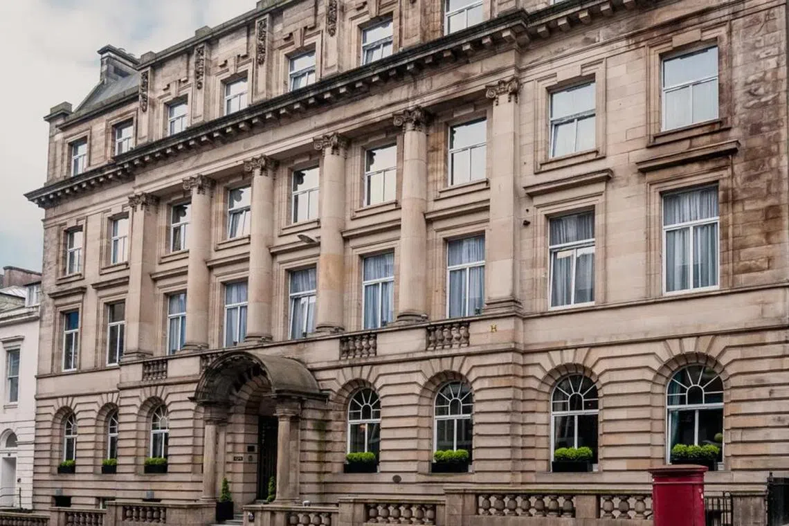 Exterior of the Arthouse Hotel in Glasgow.
